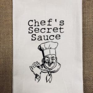 Chef's Secret Sauce Towel Design
