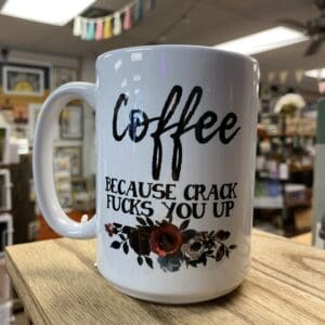 COFFEE CRACK CERAMIC MUG