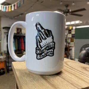 THOUGHTS & PRAYERS CERAMIC MUG