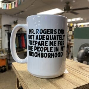 MR ROGERS NEIGHBORHOOD CERAMIC MUG