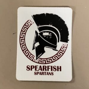 SPEARFISH SPARTANS CIRCLE STICKER