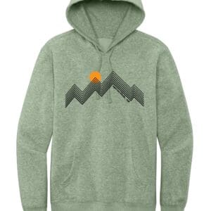 SPEARFISH BLACK LINED MOUNTAINS HOODIE