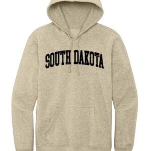 BLACK SOUTH DAKOTA BLOCK HOODIE