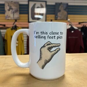 SELLING FEET PICS CERAMIC MUG