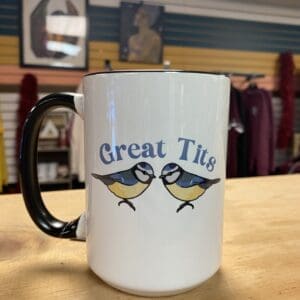 GREAT TITS CERAMIC MUG