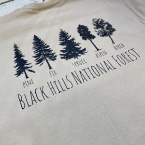 TREES OF THE BLACK HILLS CREWNECK