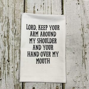 HAND OVER MY MOUTH TOWEL