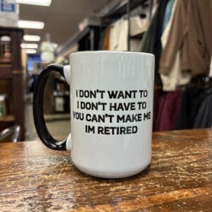 RETIRED CERAMIC MUG