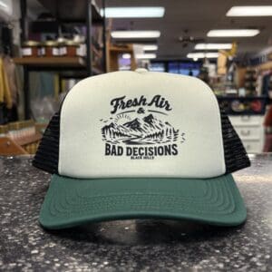 FRESH AIR & BAD DECISIONS TRUCKER HAT