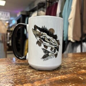 SPEARFISH MOUNTAIN FISH CERAMIC MUG
