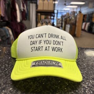 DRINK ALL DAY TRUCKER HAT