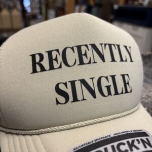 RECENTLY SINGLE TRUCKER HAT