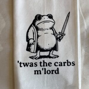 TWAS THE CARBS TOWEL