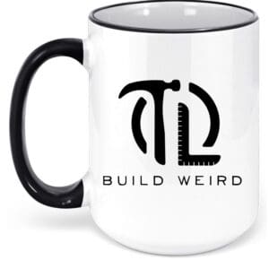BUILD WEIRD CERAMIC COFFEE MUG