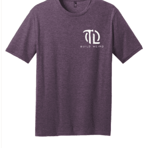 BUILD WEIRD LOGO LEFT CHEST TEE