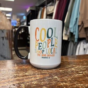 COOL PEOPLE SHOP LOCAL CERAMIC MUG