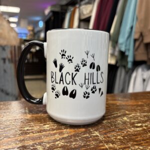 BLACK HILLS TRACKS CERAMIC MUG