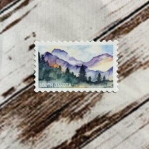 SOUTH DAKOTA STAMP STICKER